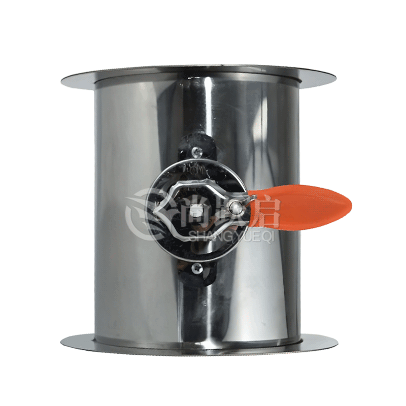 不銹鋼手動風閥(帶法蘭)